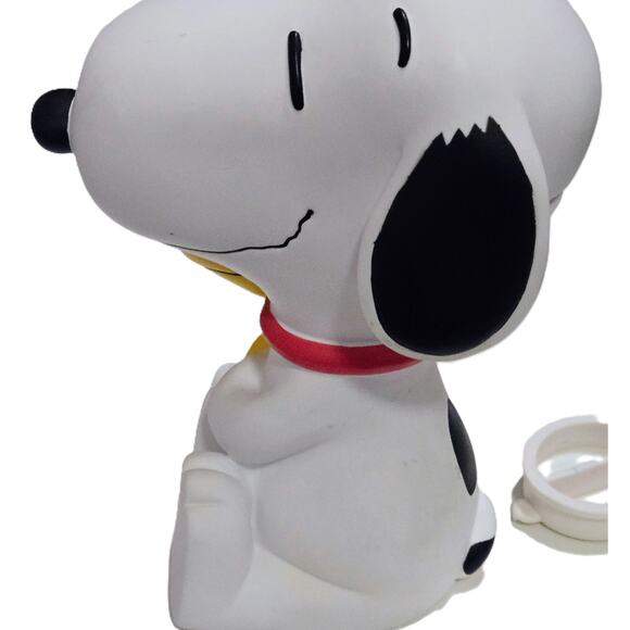 Peanuts Snoopy & Woodstock Collectible Little 7" Vintage Piggy Bank by Applause - Picture 4 of 8